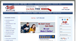 Desktop Screenshot of americandebtenders.com